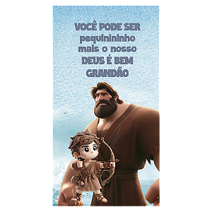 Faixa Lateral - Religioso Davi E Golias - Sublimado 3D