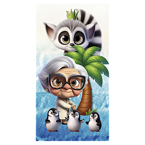 Faixa Lateral - Madagascar - Sublimado 3D