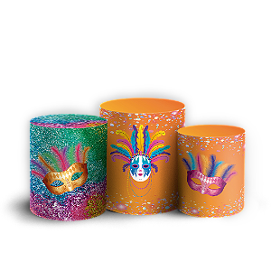 Trio Cilindro - Carnaval - Sublimado 3D