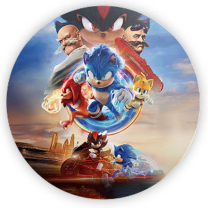 Painel de Mesa - Sonic Shadow - Sublimado 3D