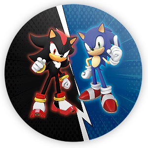 Painel de Mesa - Sonic Shadow - Sublimado 3D