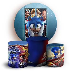 KIT Redondo e Trio - Sonic - Sublimado 3D