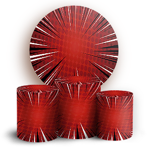 KIT Redondo e Trio - Fundo Sonic Shadow - Sublimado 3D