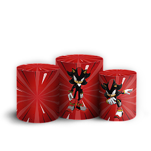 Trio Cilindro - Sonic Shadow - Sublimado 3D