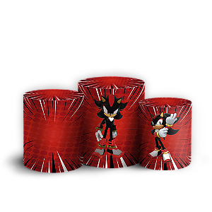 Trio Cilindro - Sonic Shadow - Sublimado 3D