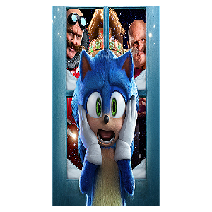 Faixa Lateral - Sonic Shadow - Sublimado 3D