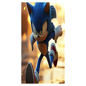 Faixa Lateral - Sonic - Sublimado 3D