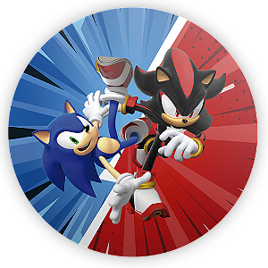 Painel de Mesa - Sonic Shadow - Sublimado 3D