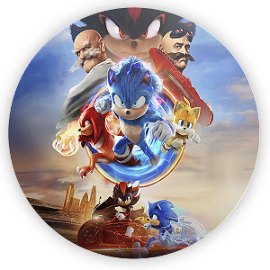 Painel de Mesa - Sonic Shadow - Sublimado 3D