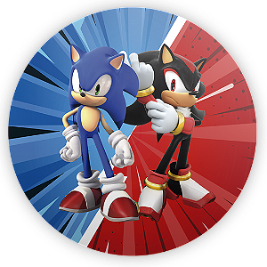Painel de Mesa - Sonic Shadow - Sublimado 3D