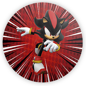 Painel de Mesa - Sonic Shadow - Sublimado 3D