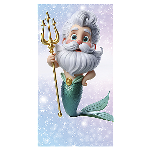 Faixa Lateral - Princesa Ariel - Sublimado 3D