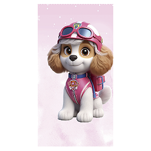 Faixa Lateral - Patrulha Canina Rosa - Sublimado 3D