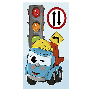 Faixa Lateral - Leo O Caminhao - Sublimado 3D