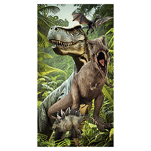 Faixa Lateral - Dinossauro Jurassic - Sublimado 3D