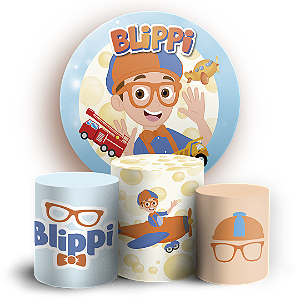 KIT Redondo e Trio - Blippi - Sublimado 3D