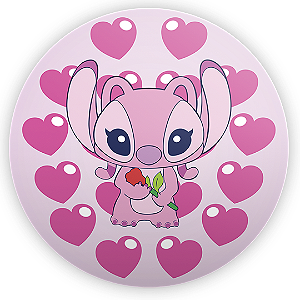 Painel de Mesa - Lilo Stitch Angel - Sublimado 3D