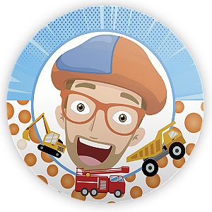 Painel de Mesa - Blippi - Sublimado 3D