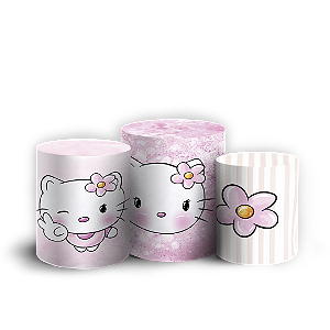 Trio Cilindro - Hello Kitty - Sublimado 3D