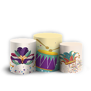 Trio Cilindro - Carnaval - Sublimado 3D