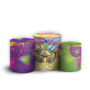 Trio Cilindro - Carnaval - Sublimado 3D