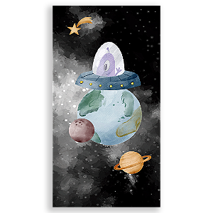 Faixa Lateral - Astronauta - Sublimado 3D