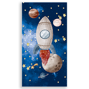 Faixa Lateral - Astronauta - Sublimado 3D