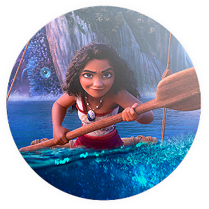Painel de Mesa - Moana - Sublimado 3D