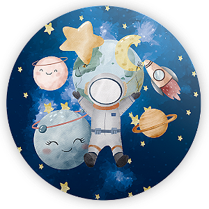 Painel de Mesa - Astronauta - Sublimado 3D