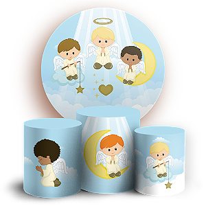 KIT Redondo e Trio - Batizado - Sublimado 3D