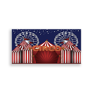 Painel Retangular - Circo - Sublimado 3D