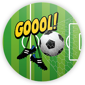 Painel Redondo - Futebol - Sublimado 3D