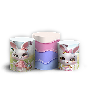 Trio Cilindro - Páscoa - Sublimado 3D