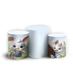 Trio Cilindro - Páscoa - Sublimado 3D