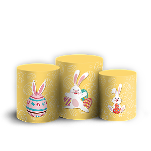 Trio Cilindro - Páscoa - Sublimado 3D