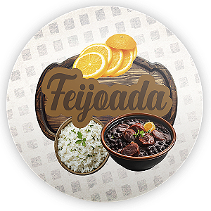 Painel de Mesa - Feijoada - Sublimado 3D