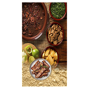 Faixa Lateral - Feijoada - Sublimado 3D