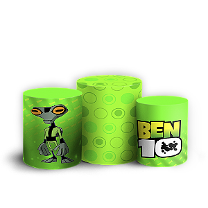 Trio Cilindro - Ben 10 - Sublimado 3D