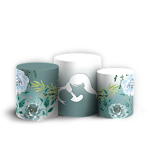 Trio Cilindro - Dia de la Madre - Sublimado 3D