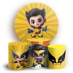 KIT Redondo e Trio - Wolverine - Sublimado 3D