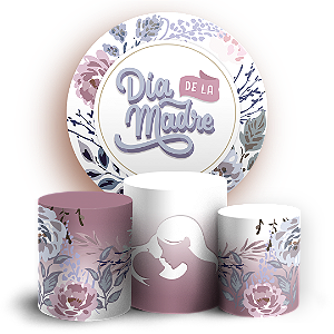 KIT Redondo e Trio - Dia de la Madre  - Sublimado 3D