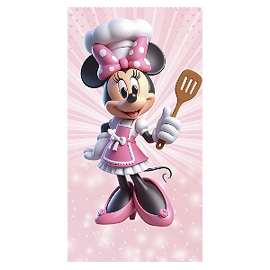 Faixa Lateral - Minnie Confeiteira - Sublimado 3D