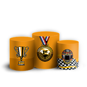 Trio Cilindro - Formula 1 - Sublimado 3D