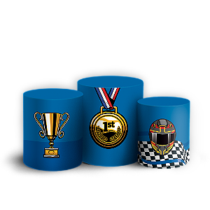 Trio Cilindro - Formula 1 - Sublimado 3D