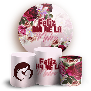 KIT Redondo e Trio - Dia De La Madre - Sublimado 3D