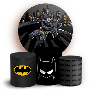 KIT Redondo e Trio - Batman - Sublimado 3D