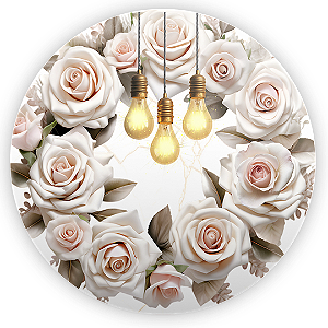 Painel de Mesa - Floral - Sublimado 3D