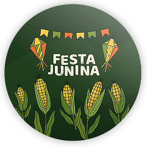 Painel de Mesa - Festa Junina - Sublimado 3D