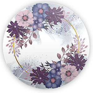 Painel de Mesa - Floral - Sublimado 3D