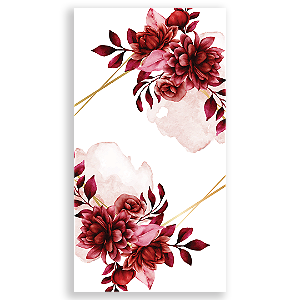 Faixa Lateral - Floral - Sublimado 3D